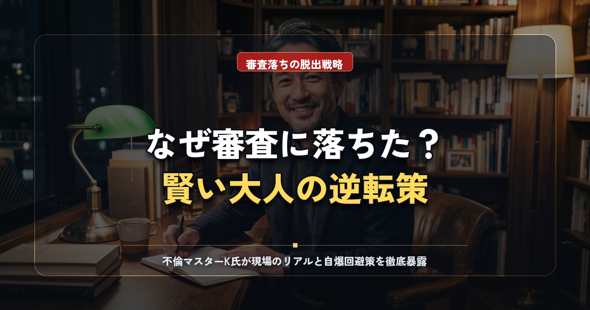 バチェラーデートの審査に落ちた男性へ。不合格の理由と賢い大人の次の一手