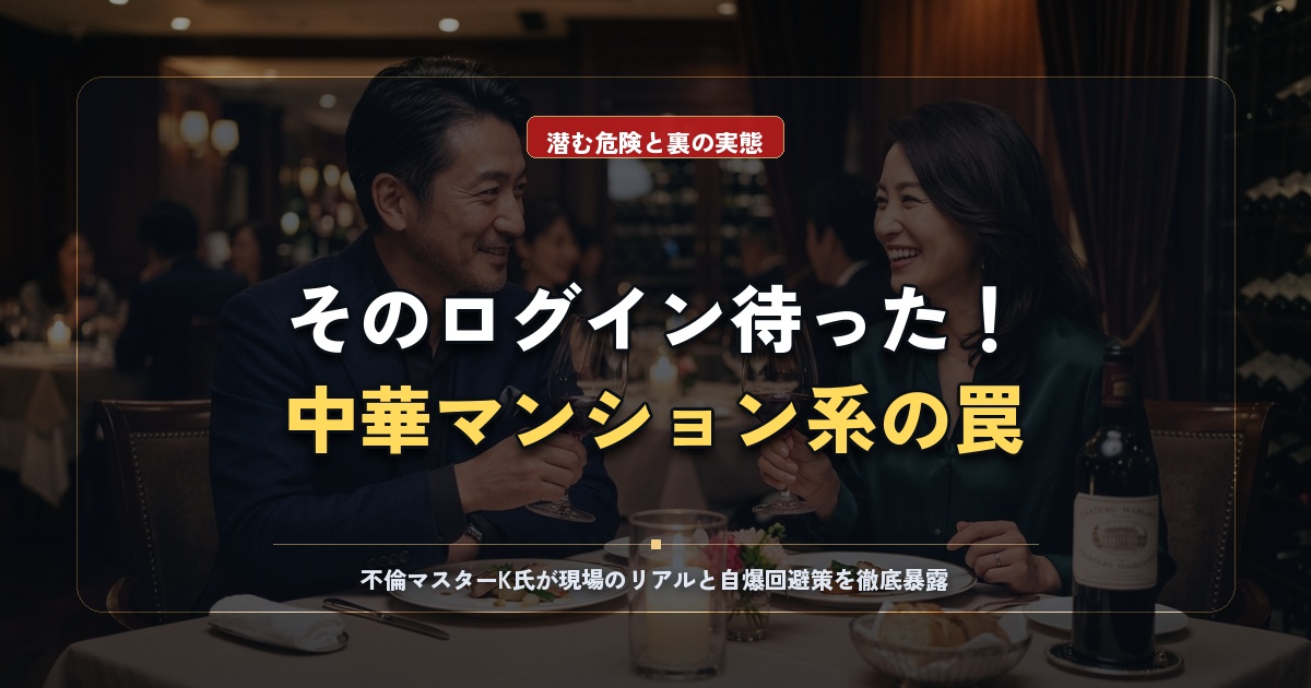hanaloveログインの罠と実態！中華マンション系の危険性と賢い大人の選択肢