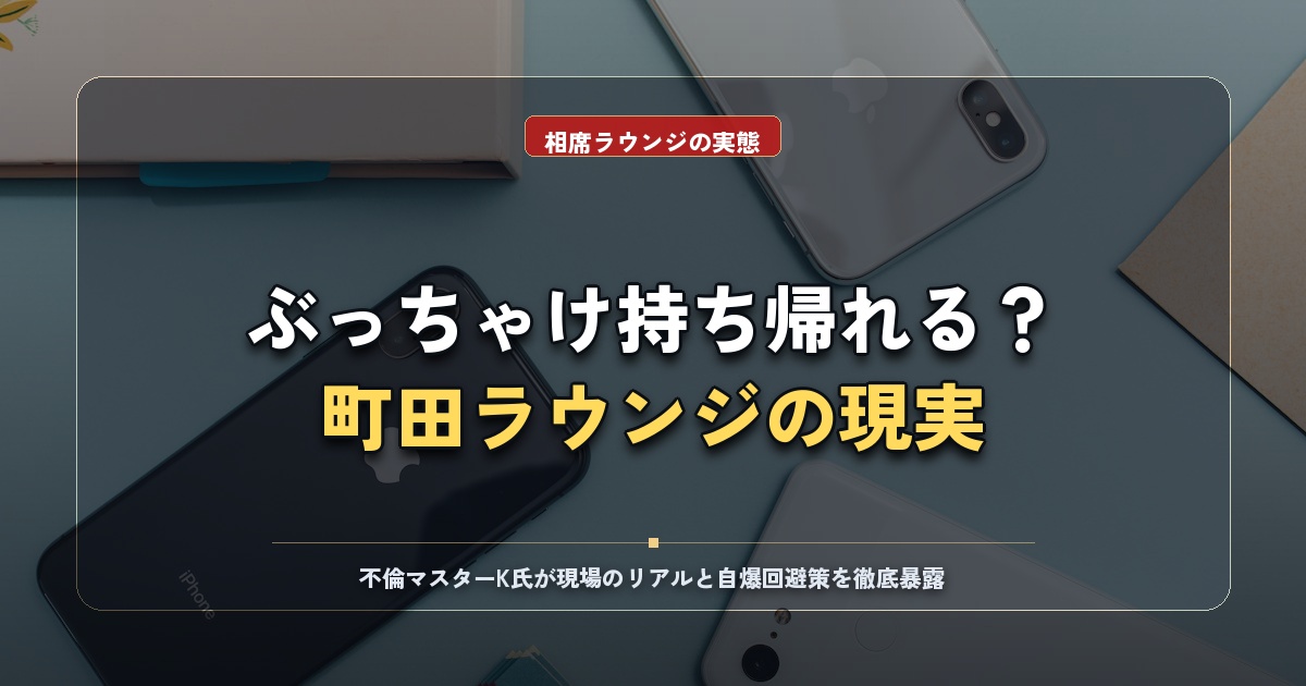 町田オリエンタルラウンジの持ち帰りは可能？現場の現実と安全な出会い方